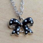 White Polka Dots On Black ..